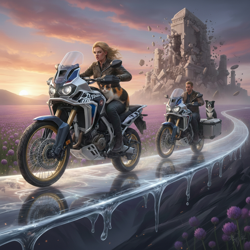 Ucieczka na motocyklach